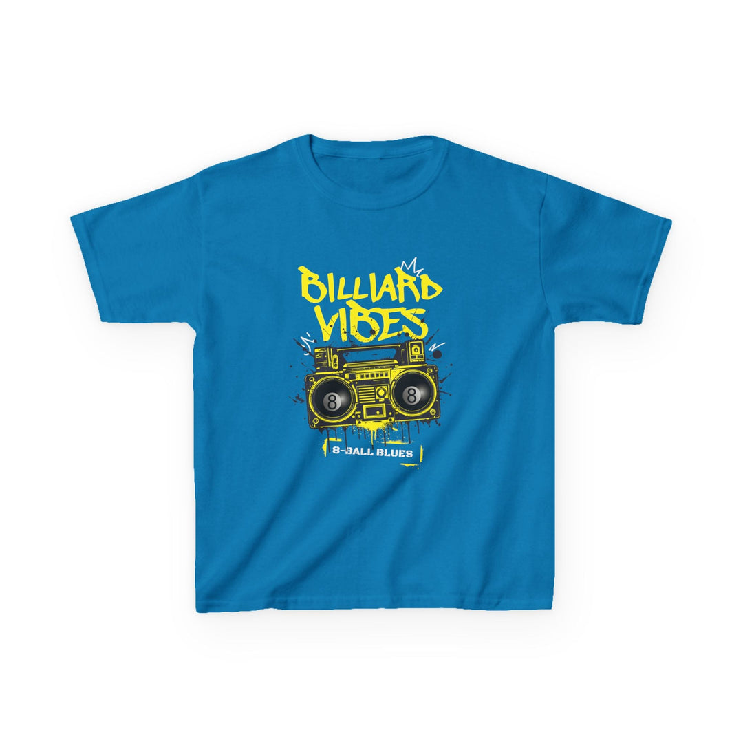 Billiard Vibes Radio - 8 - Ball Blues - Youth Cotton Tee - BFLY BILLIARDS
