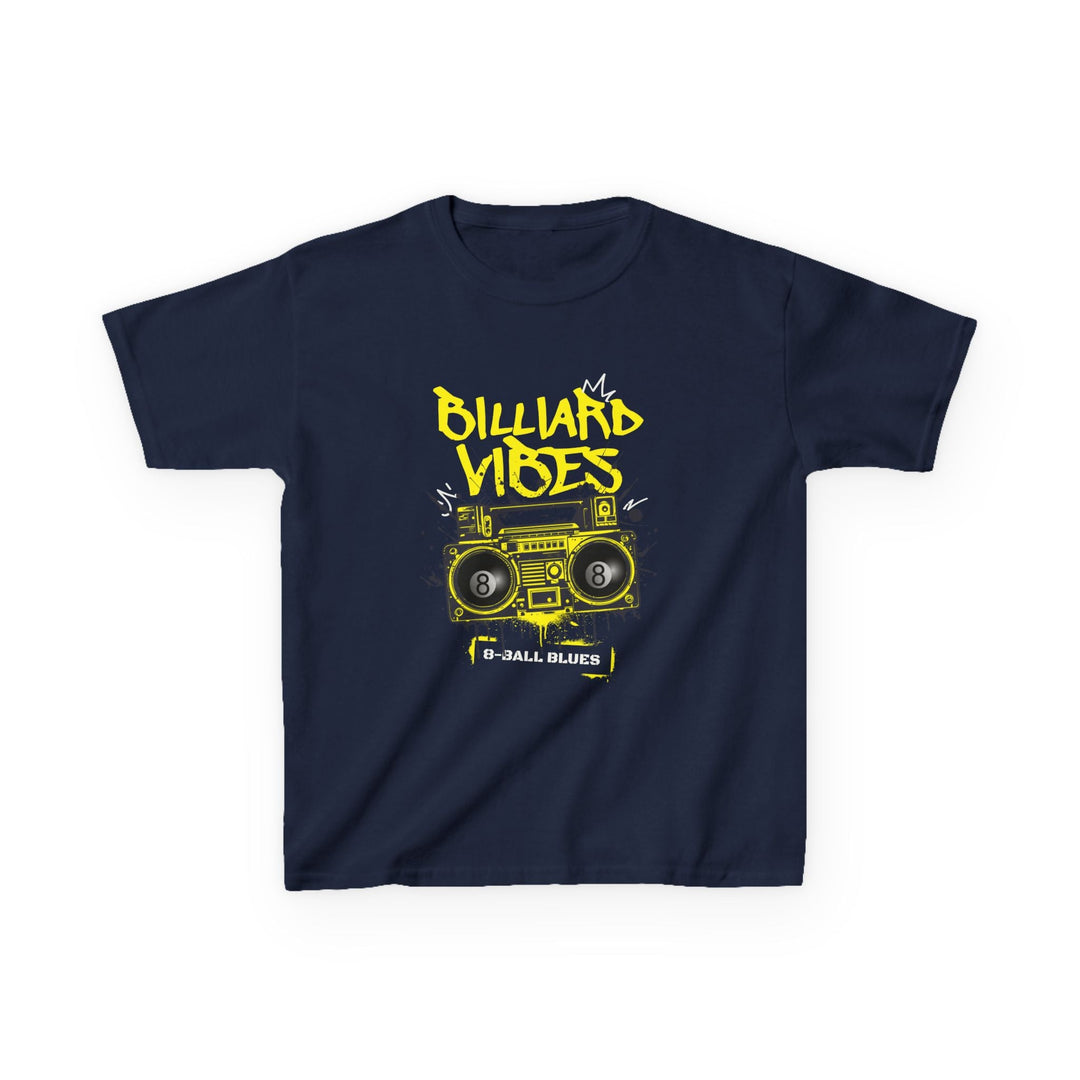Billiard Vibes Radio - 8 - Ball Blues - Youth Cotton Tee - BFLY BILLIARDS