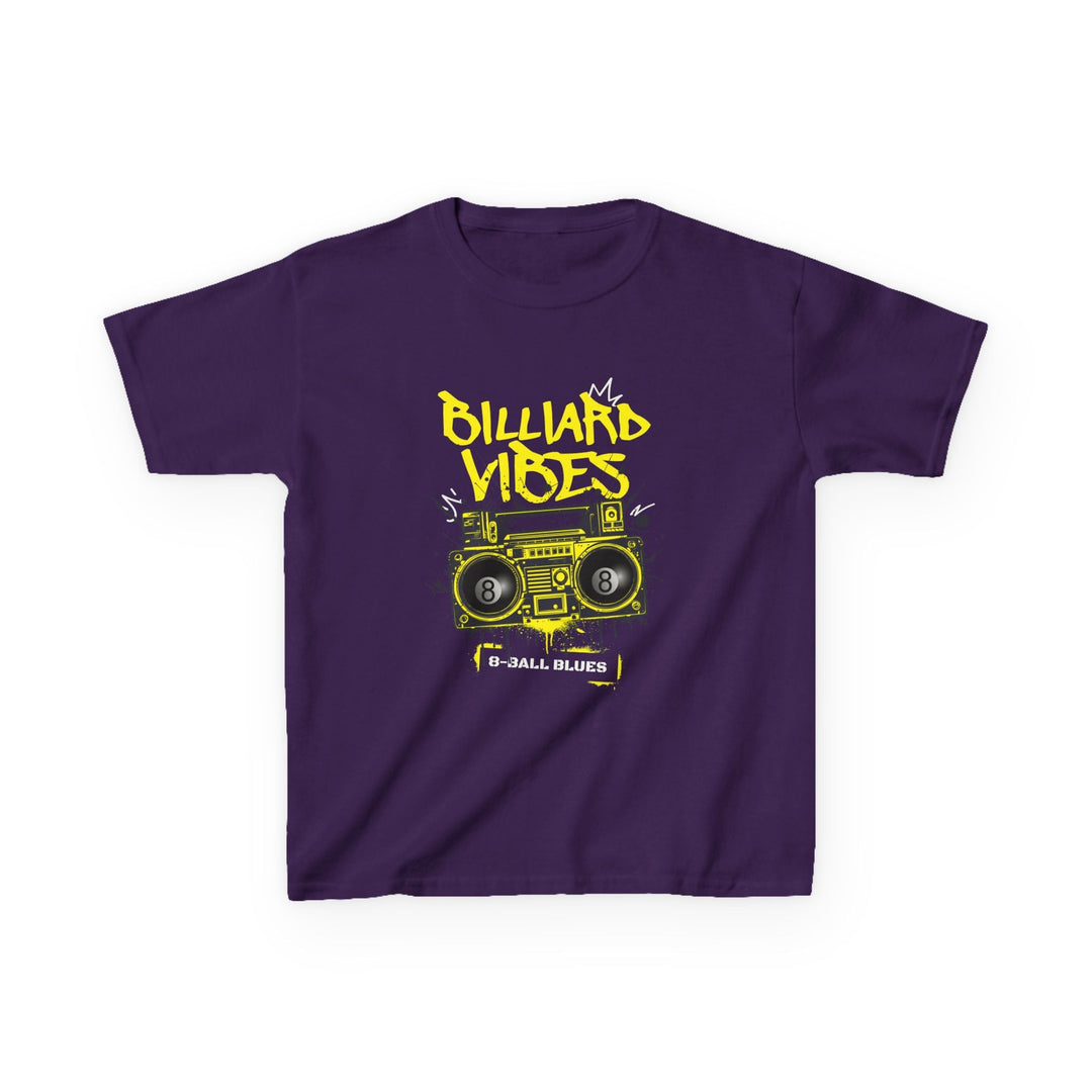 Billiard Vibes Radio - 8 - Ball Blues - Youth Cotton Tee - BFLY BILLIARDS
