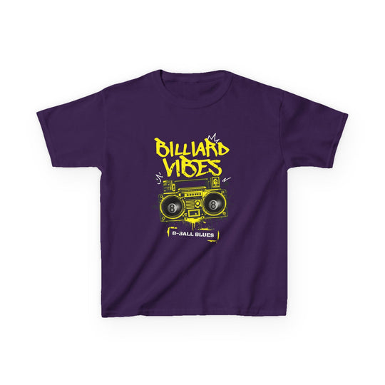 Billiard Vibes Radio - 8 - Ball Blues - Youth Cotton Tee - BFLY BILLIARDS