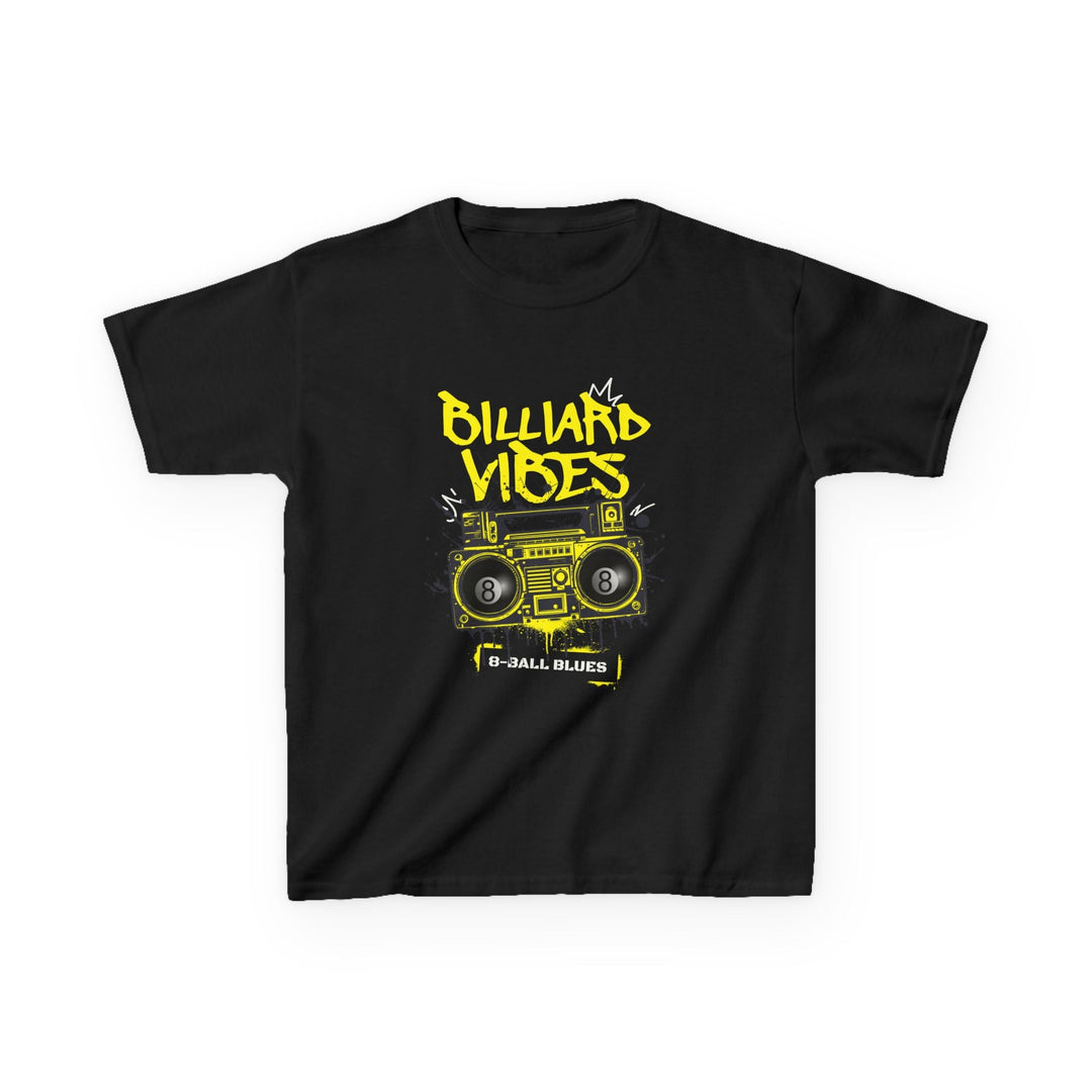 Billiard Vibes Radio - 8 - Ball Blues - Youth Cotton Tee - BFLY BILLIARDS