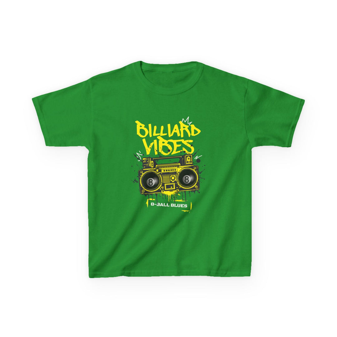 Billiard Vibes Radio - 8 - Ball Blues - Youth Cotton Tee - BFLY BILLIARDS