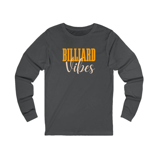 Billiard Vibes - Unisex Long Sleeve Tee - BFLY BILLIARDS