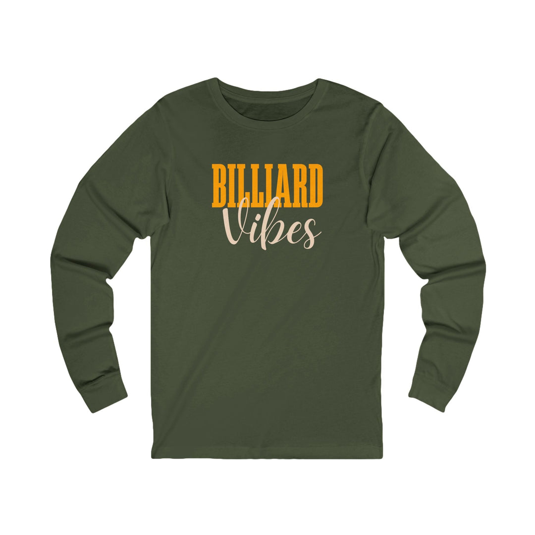 Billiard Vibes - Unisex Long Sleeve Tee - BFLY BILLIARDS