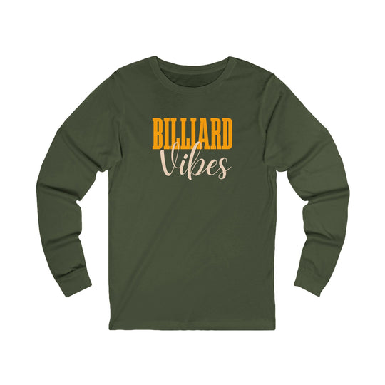 Billiard Vibes - Unisex Long Sleeve Tee - BFLY BILLIARDS