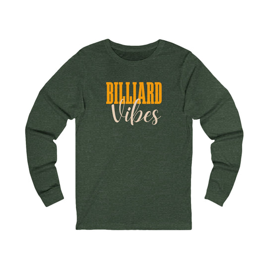 Billiard Vibes - Unisex Long Sleeve Tee - BFLY BILLIARDS
