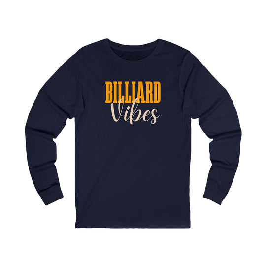 Billiard Vibes - Unisex Long Sleeve Tee - BFLY BILLIARDS