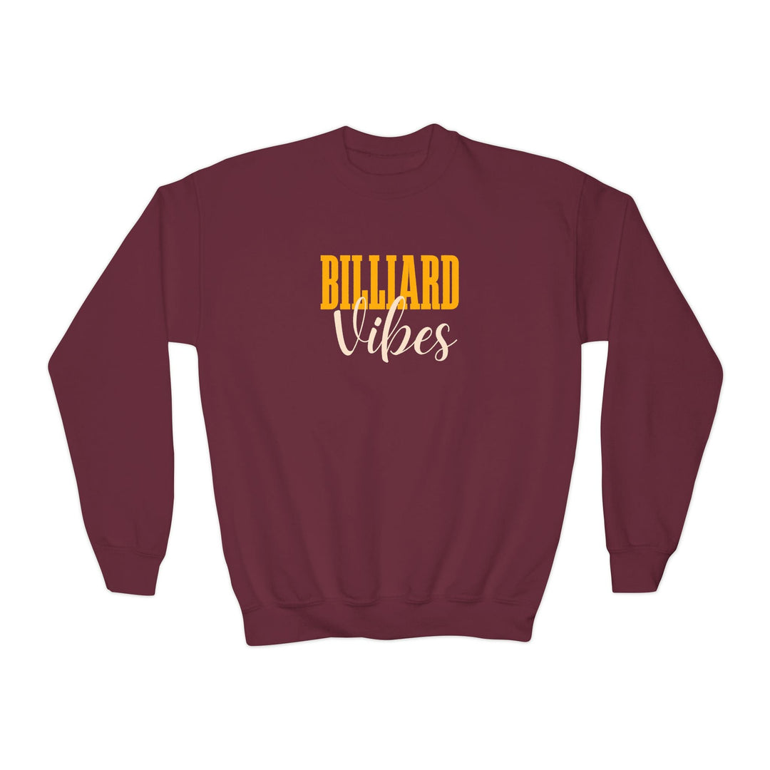 Billiard Vibes - Unisex Youth Crewneck Sweatshirt - BFLY BILLIARDS