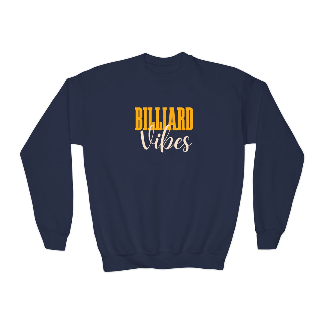 Billiard Vibes - Unisex Youth Crewneck Sweatshirt - BFLY BILLIARDS