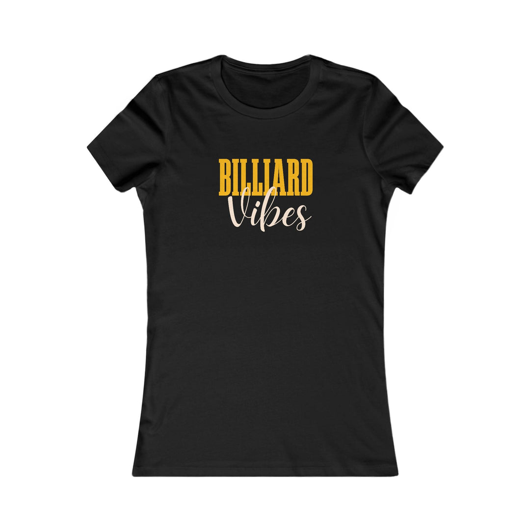 Billiard Vibes - Women's Fitted Tee - BFLY BILLIARDS