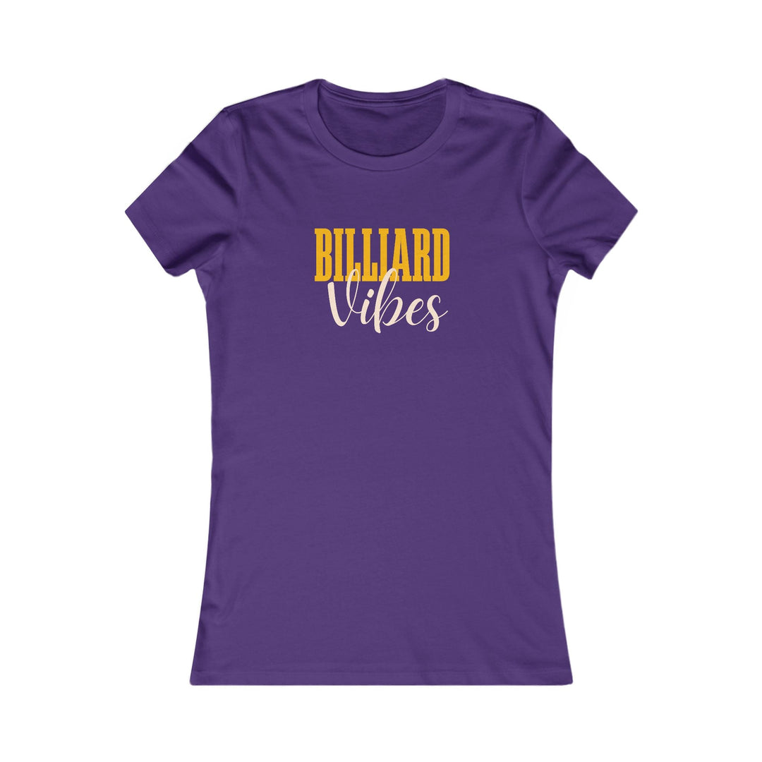 Billiard Vibes - Women's Fitted Tee - BFLY BILLIARDS