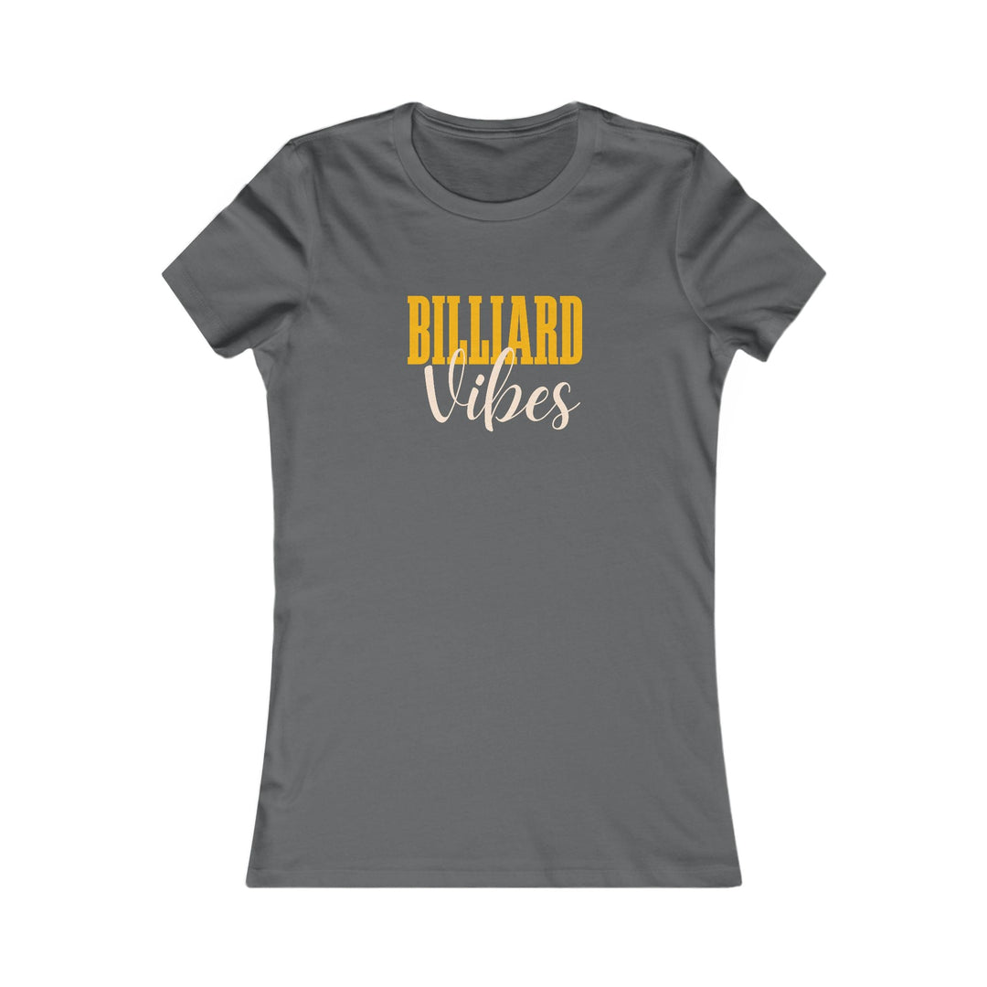 Billiard Vibes - Women's Fitted Tee - BFLY BILLIARDS