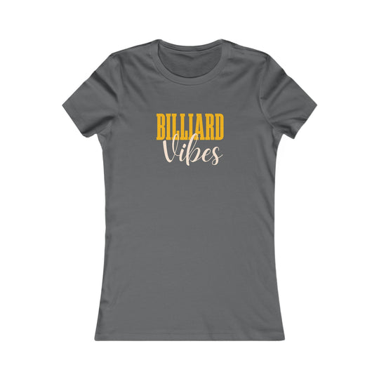 Billiard Vibes - Women's Fitted Tee - BFLY BILLIARDS