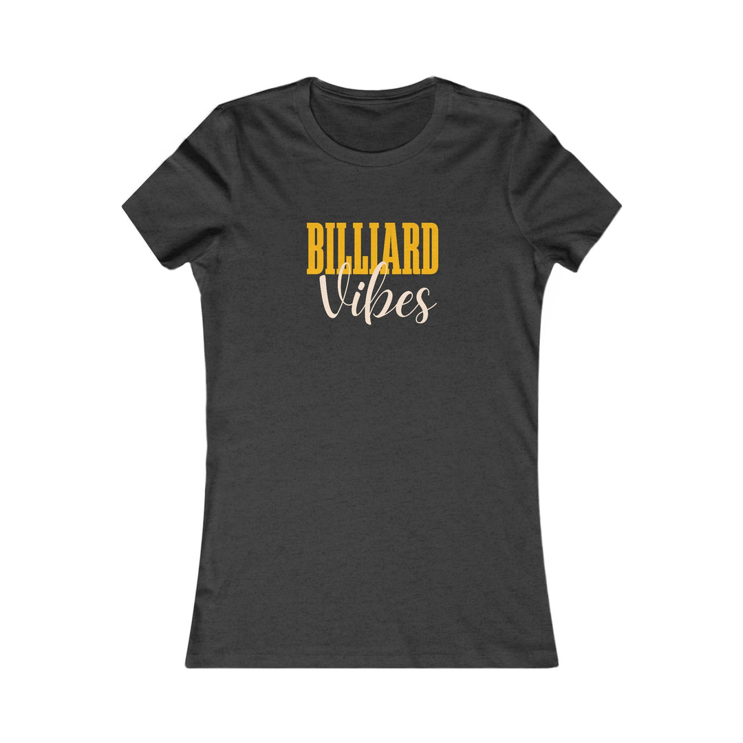 Billiard Vibes - Women's Fitted Tee - BFLY BILLIARDS
