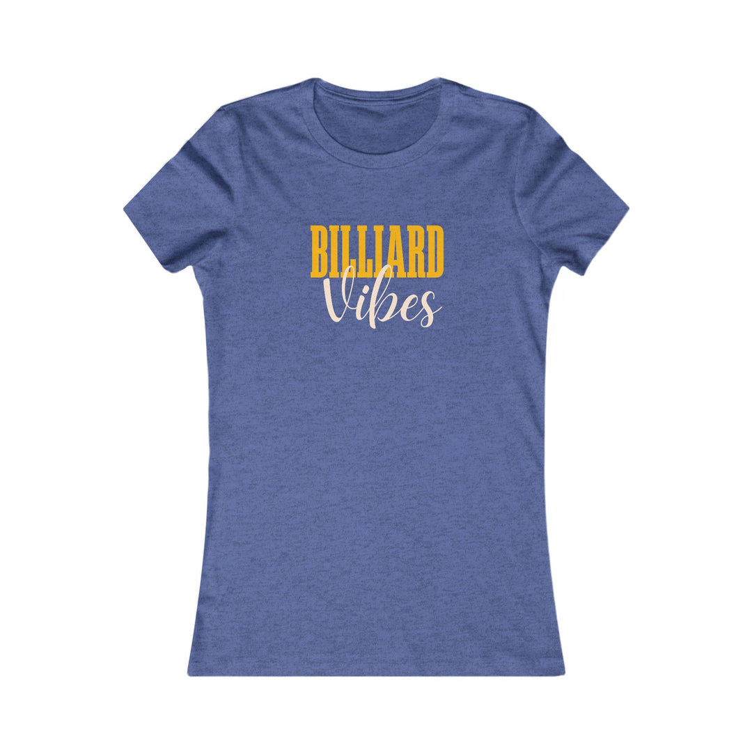 Billiard Vibes - Women's Fitted Tee - BFLY BILLIARDS