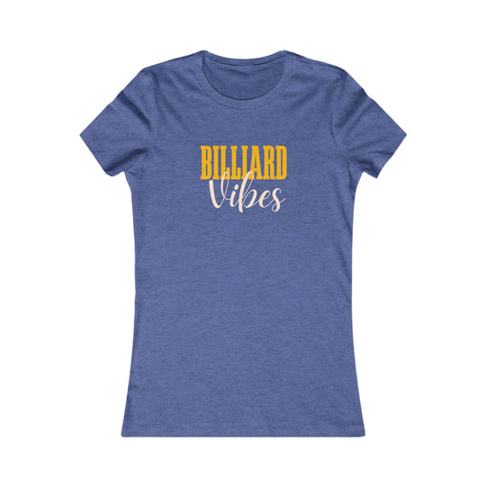 Billiard Vibes - Women's Fitted Tee - BFLY BILLIARDS