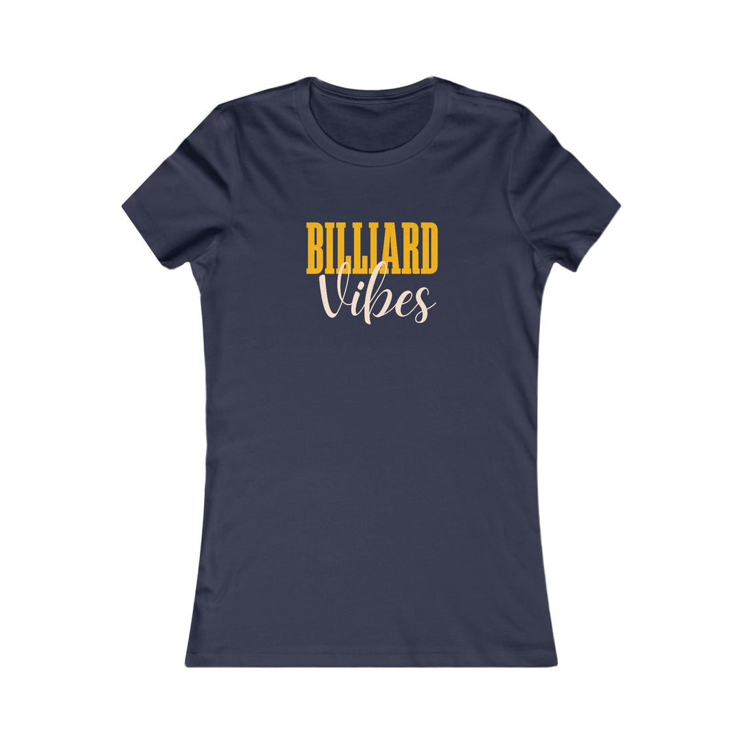 Billiard Vibes - Women's Fitted Tee - BFLY BILLIARDS