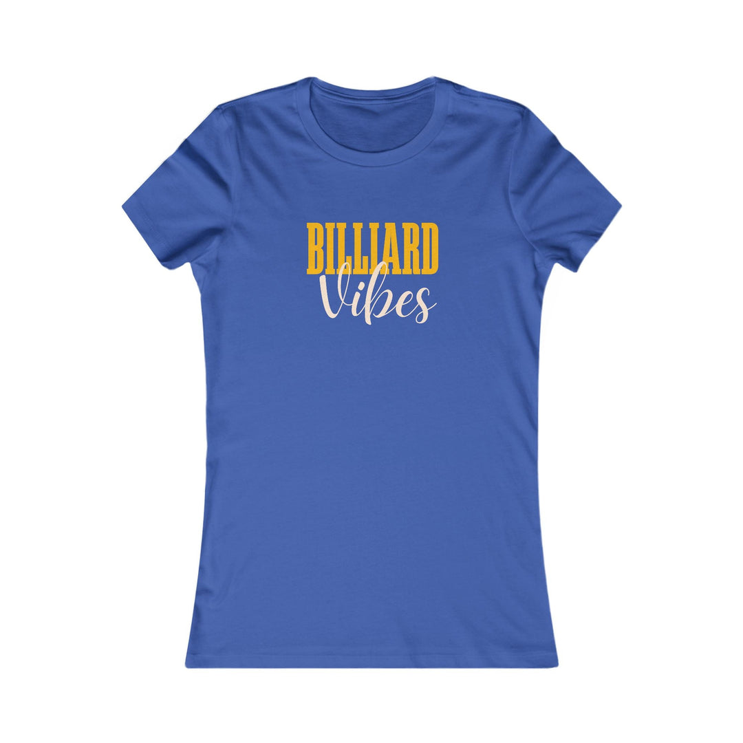 Billiard Vibes - Women's Fitted Tee - BFLY BILLIARDS