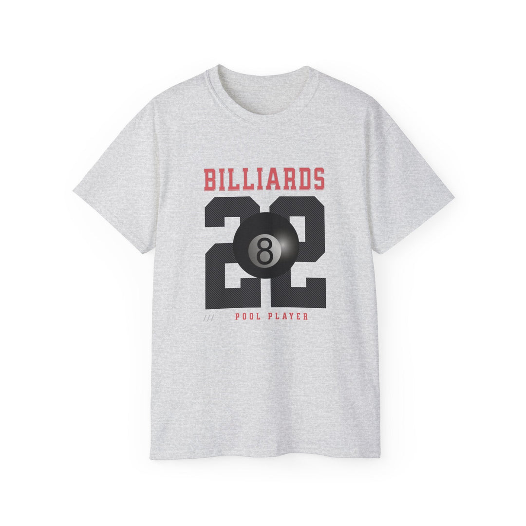 Billiards - 22 - Pool Player - Unisex Cotton T-Shirt - BFLY BILLIARDS