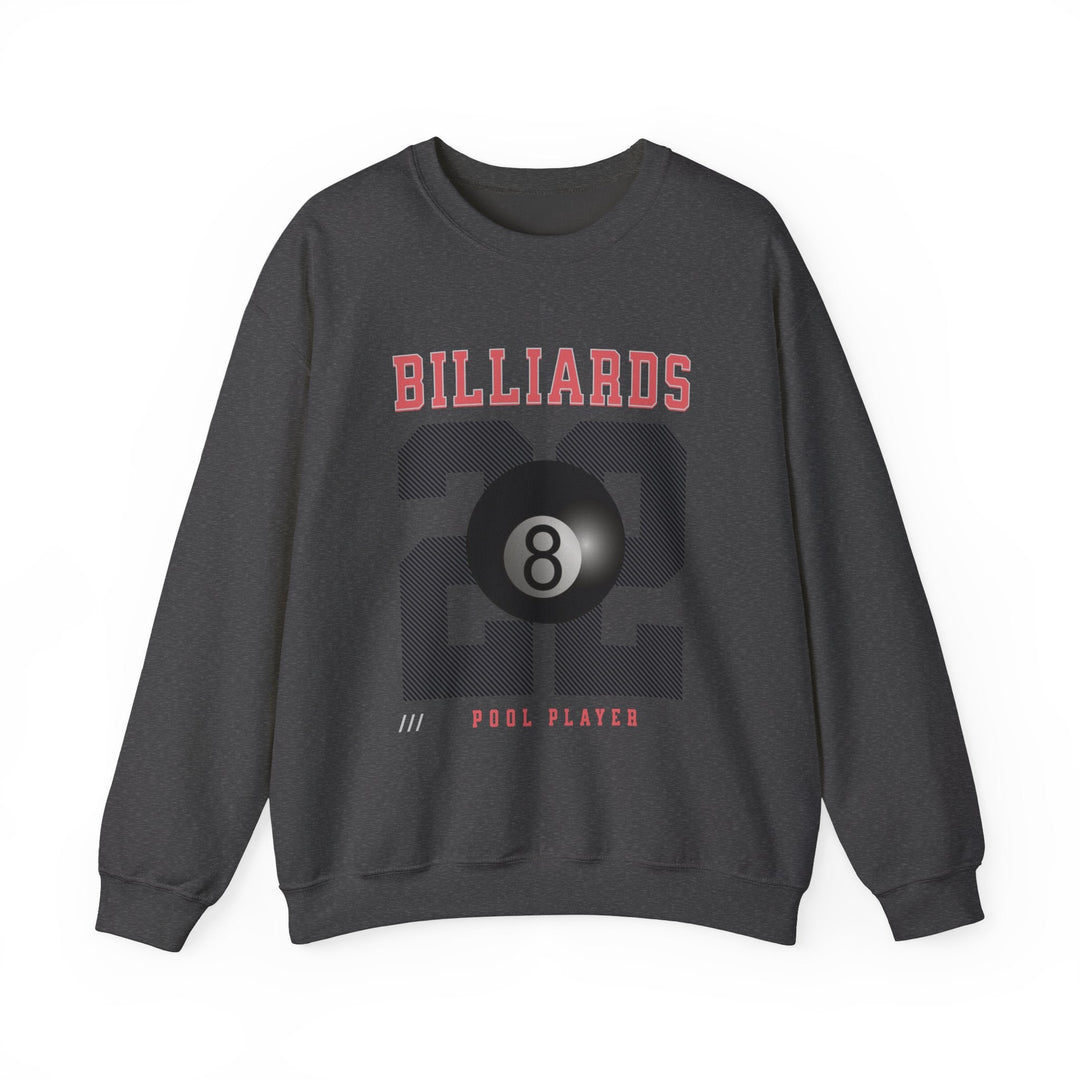 Billiards - 22 - Pool Player - Unisex Crewneck Sweatshirt - BFLY BILLIARDS