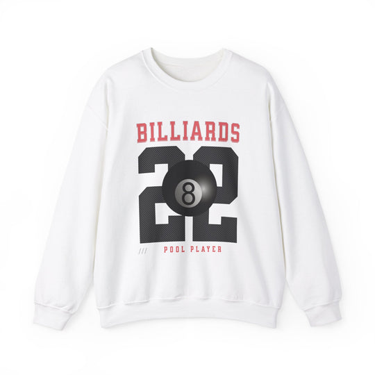 Billiards - 22 - Pool Player - Unisex Crewneck Sweatshirt - BFLY BILLIARDS