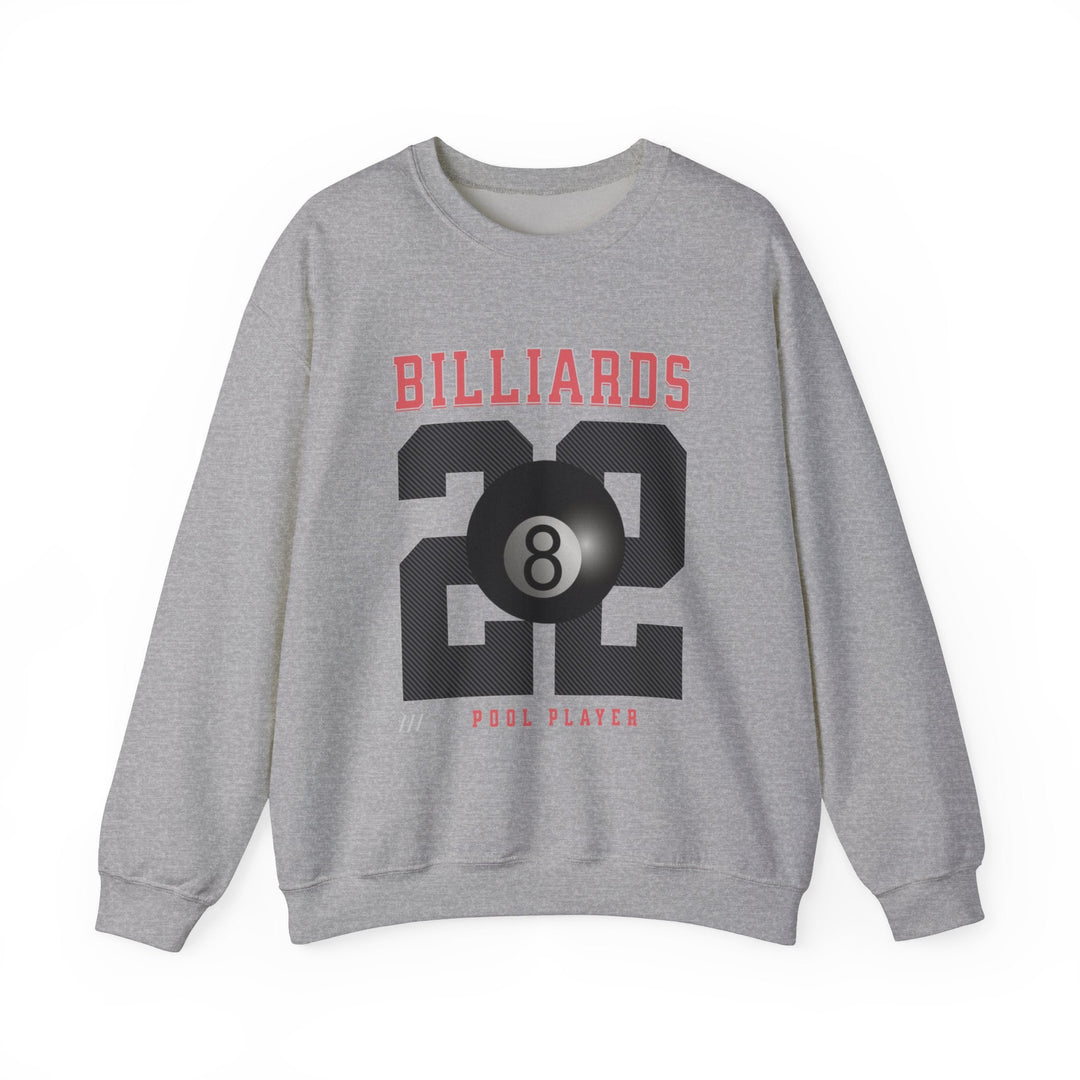 Billiards - 22 - Pool Player - Unisex Crewneck Sweatshirt - BFLY BILLIARDS