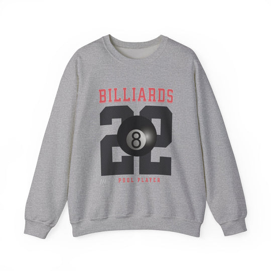 Billiards - 22 - Pool Player - Unisex Crewneck Sweatshirt - BFLY BILLIARDS