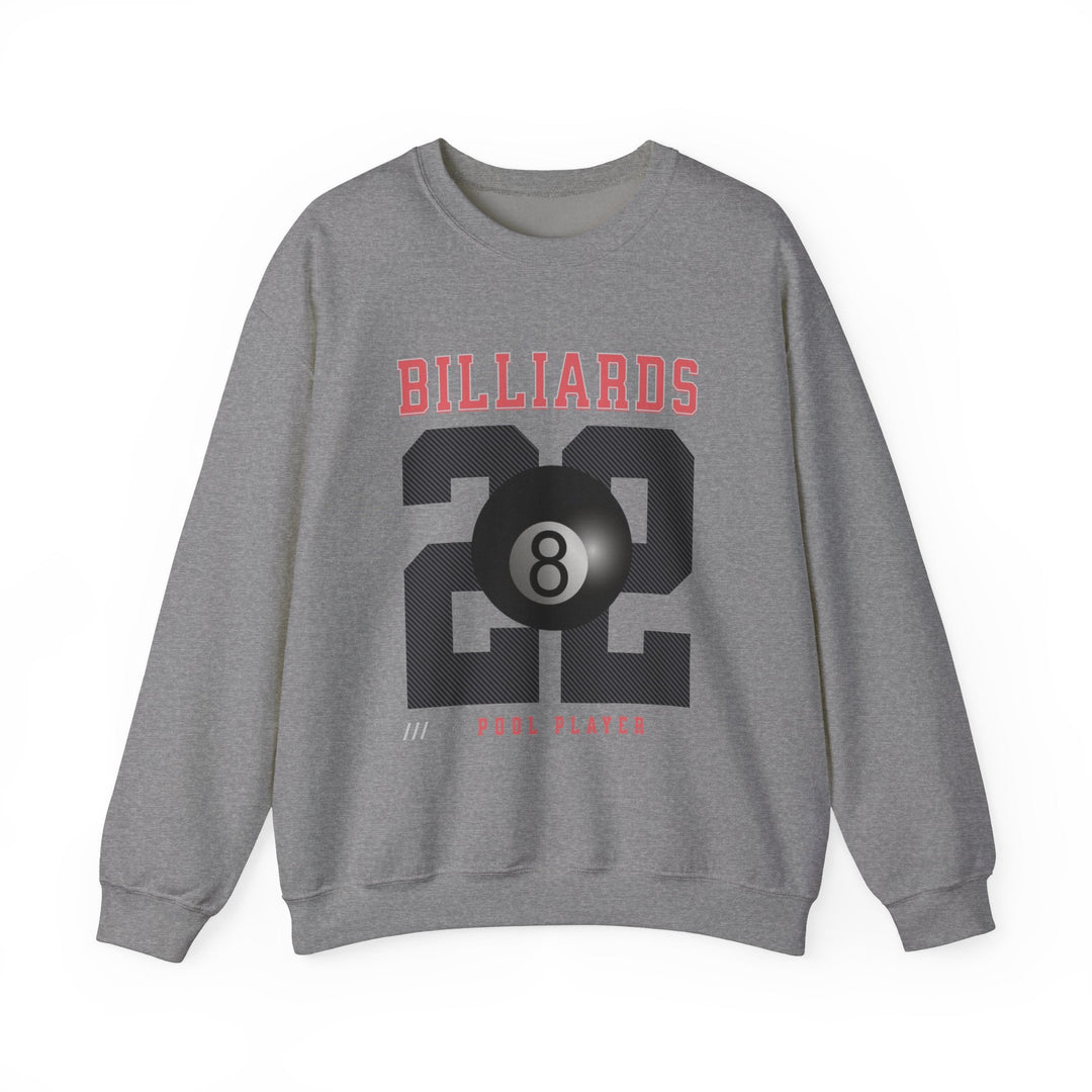 Billiards - 22 - Pool Player - Unisex Crewneck Sweatshirt - BFLY BILLIARDS