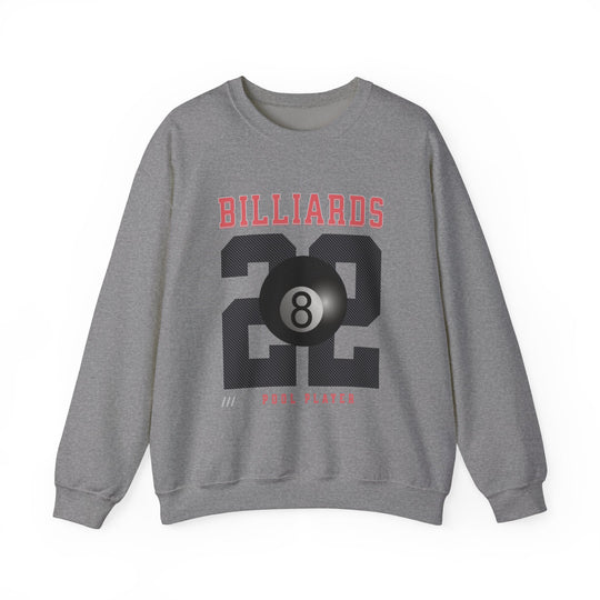 Billiards - 22 - Pool Player - Unisex Crewneck Sweatshirt - BFLY BILLIARDS