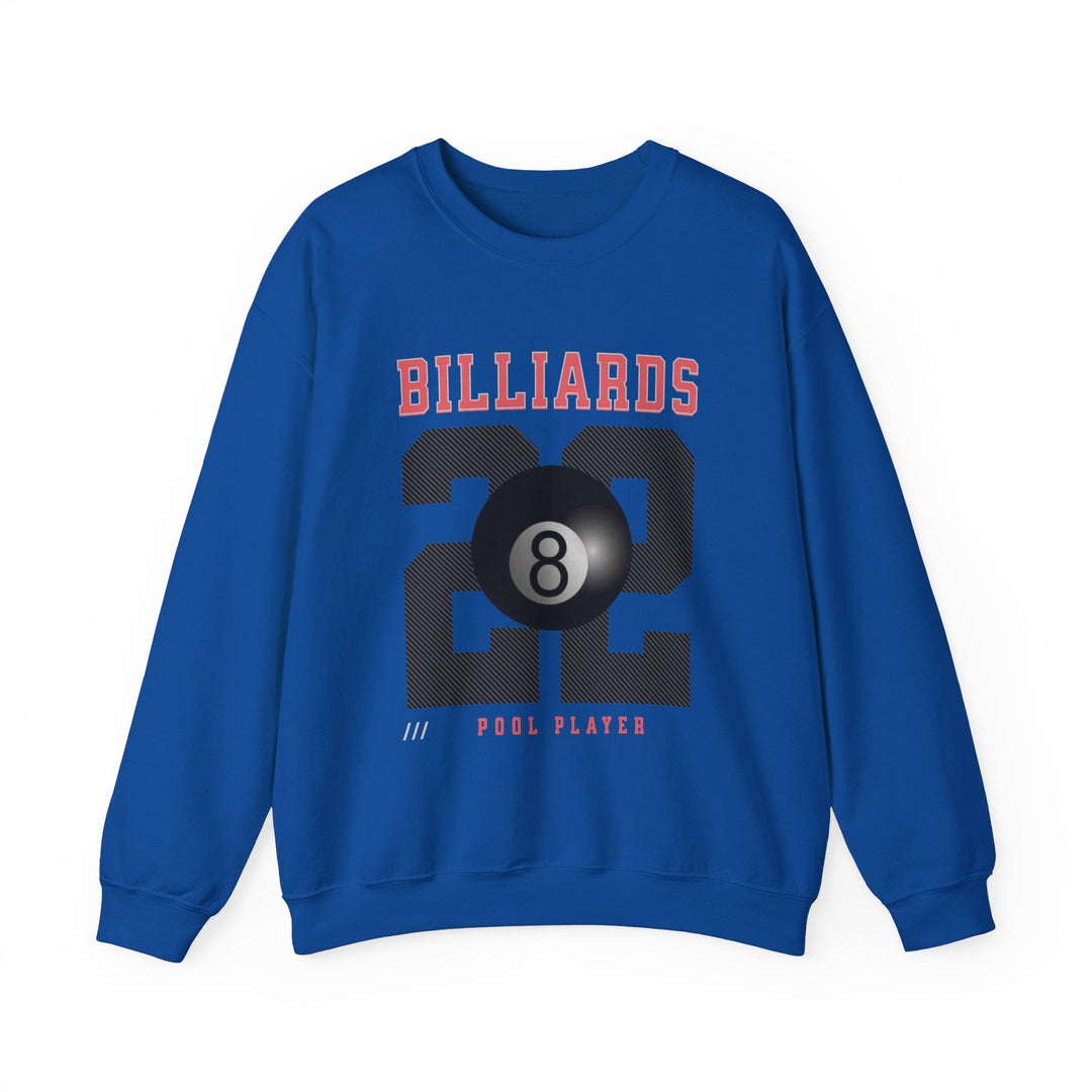 Billiards - 22 - Pool Player - Unisex Crewneck Sweatshirt - BFLY BILLIARDS