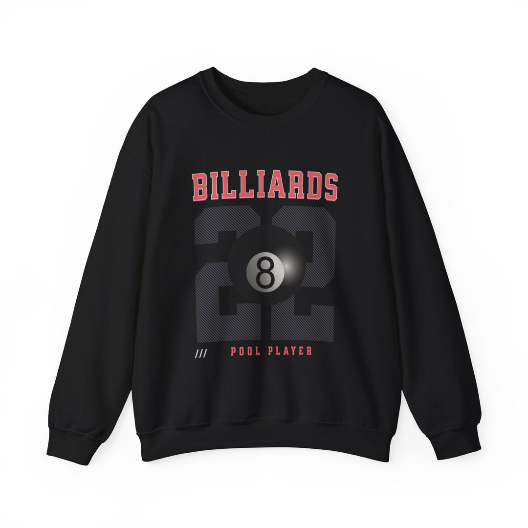 Billiards - 22 - Pool Player - Unisex Crewneck Sweatshirt - BFLY BILLIARDS