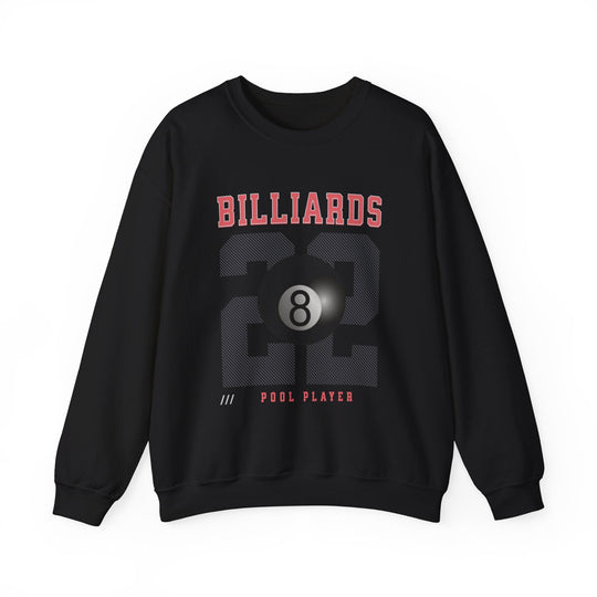 Billiards - 22 - Pool Player - Unisex Crewneck Sweatshirt - BFLY BILLIARDS