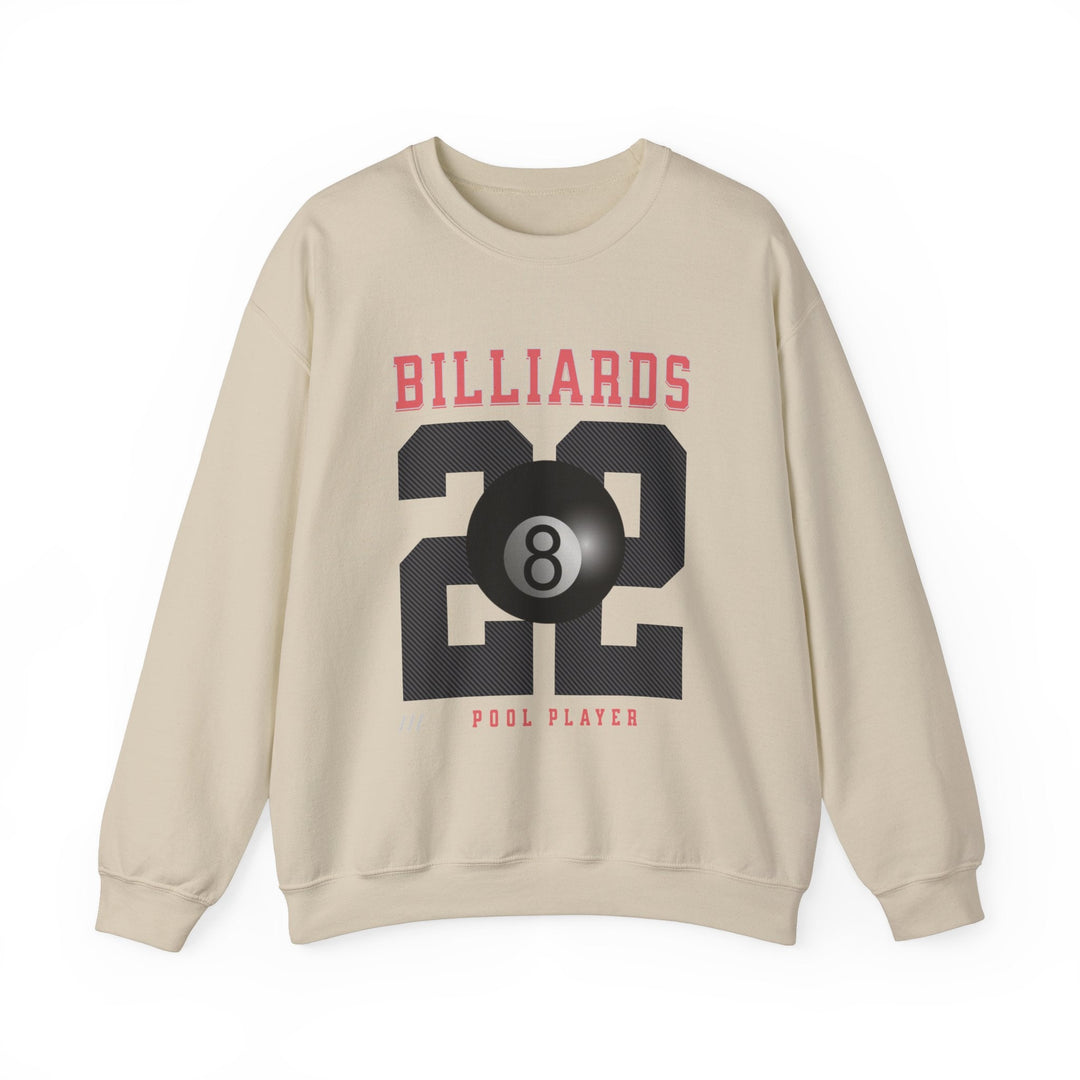 Billiards - 22 - Pool Player - Unisex Crewneck Sweatshirt - BFLY BILLIARDS