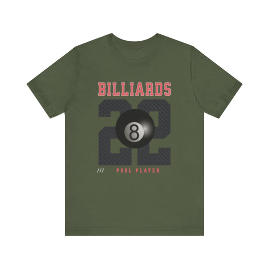 Billiards - 22 - Pool Player - Unisex Softstyle Tee - BFLY BILLIARDS