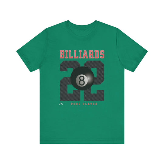 Billiards - 22 - Pool Player - Unisex Softstyle Tee - BFLY BILLIARDS