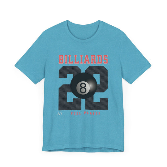 Billiards - 22 - Pool Player - Unisex Softstyle Tee - BFLY BILLIARDS