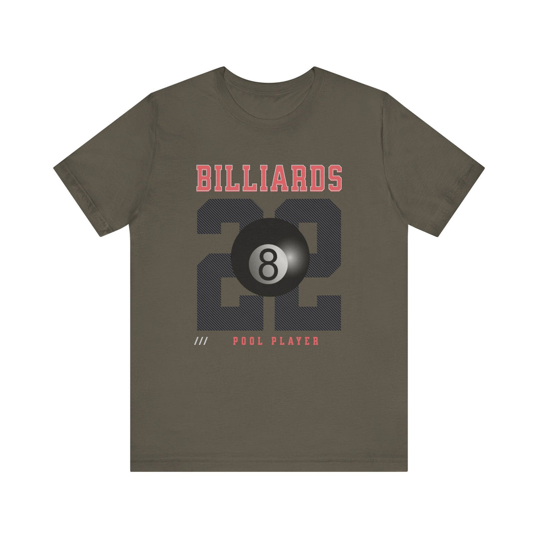 Billiards - 22 - Pool Player - Unisex Softstyle Tee - BFLY BILLIARDS