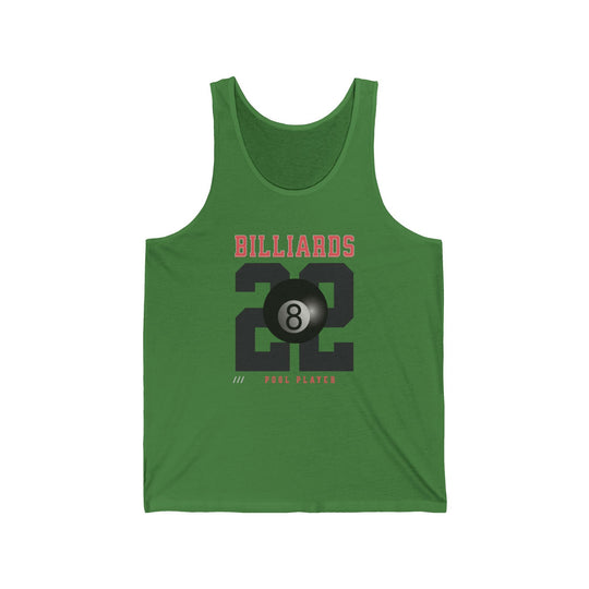 Billiards - 22 - Pool Player - Unisex Tank Top - BFLY BILLIARDS