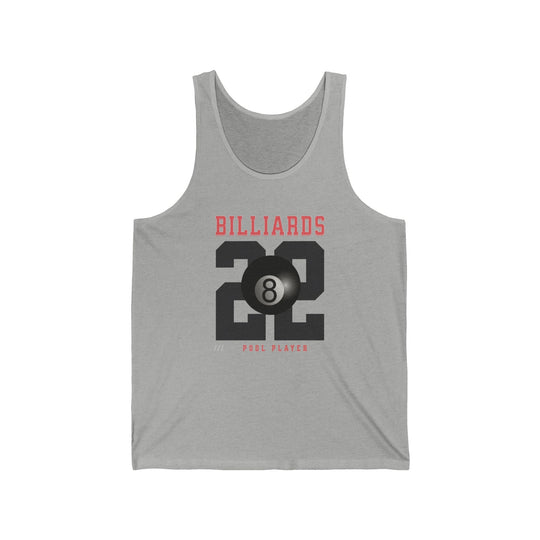 Billiards - 22 - Pool Player - Unisex Tank Top - BFLY BILLIARDS