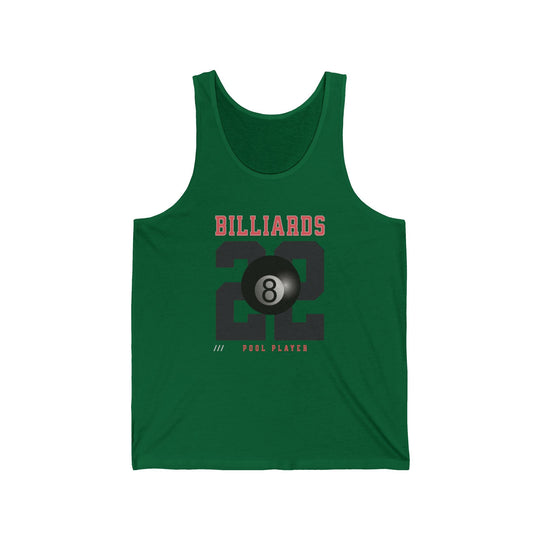 Billiards - 22 - Pool Player - Unisex Tank Top - BFLY BILLIARDS