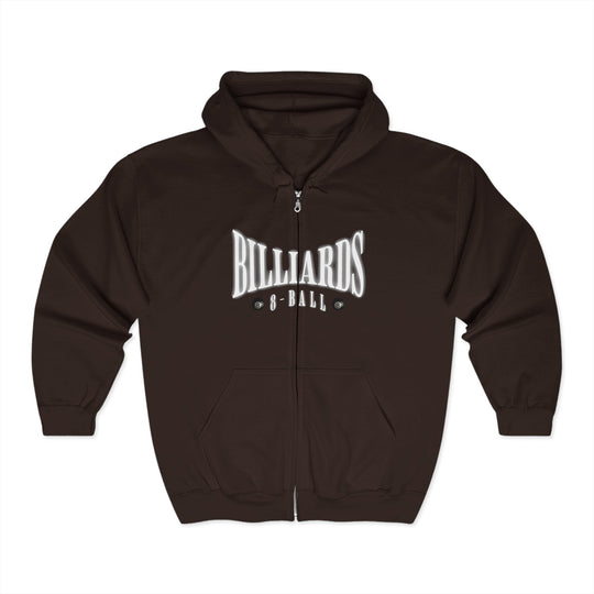 Billiards - 8 Ball - Full Zip Hoodie - BFLY BILLIARDS