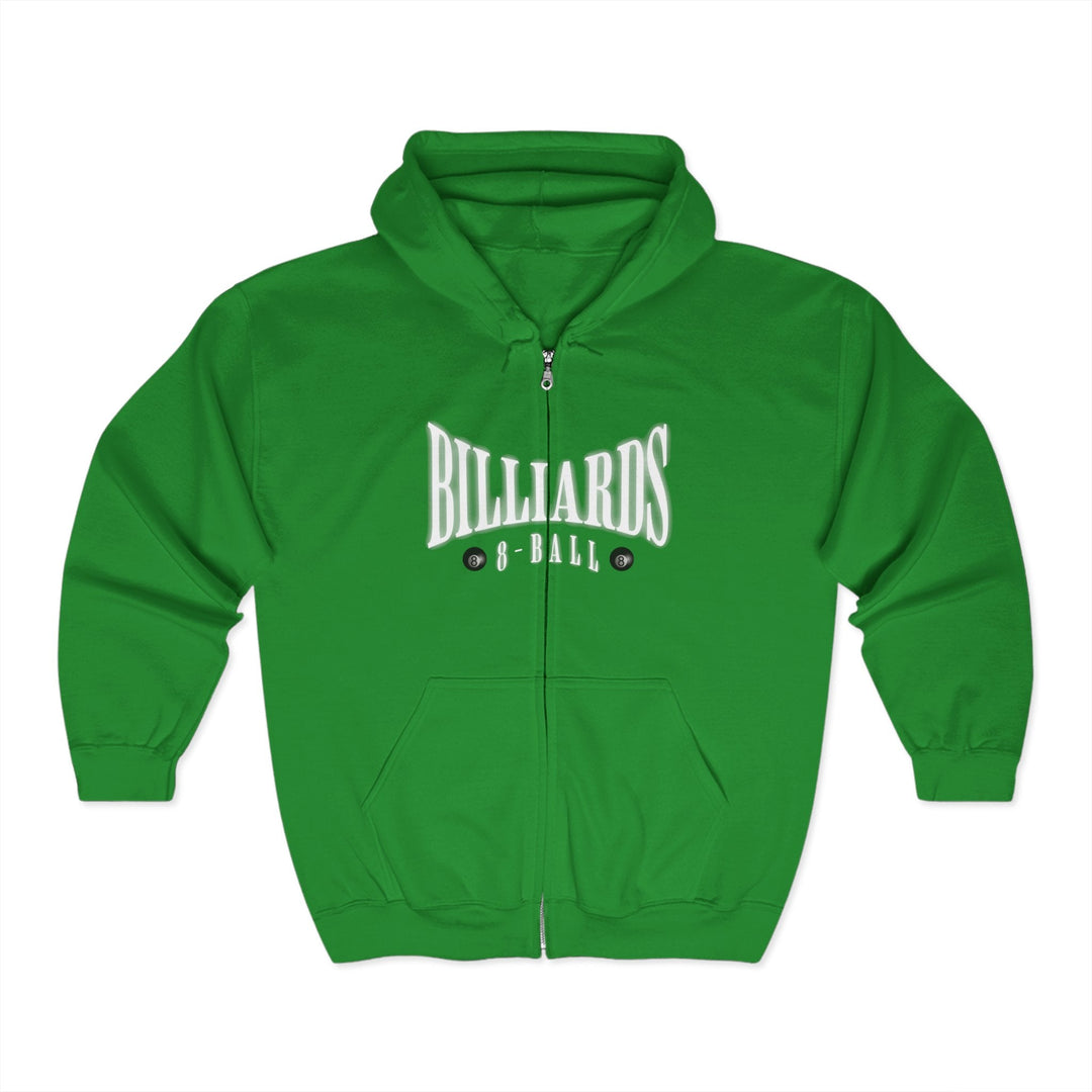 Billiards - 8 Ball - Full Zip Hoodie - BFLY BILLIARDS