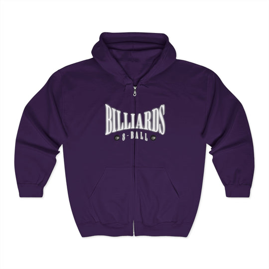 Billiards - 8 Ball - Full Zip Hoodie - BFLY BILLIARDS