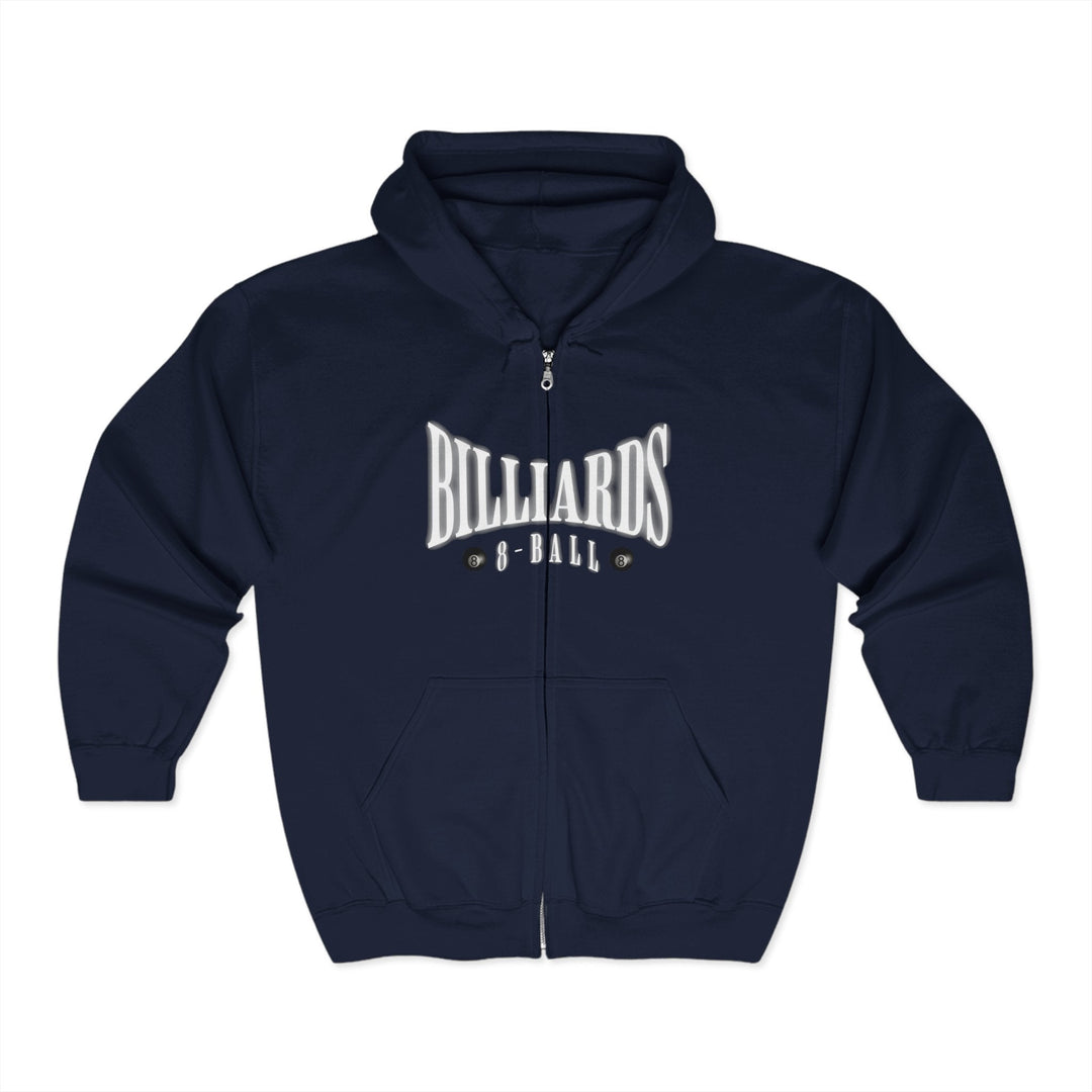Billiards - 8 Ball - Full Zip Hoodie - BFLY BILLIARDS