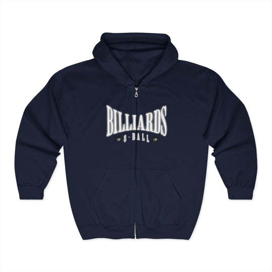 Billiards - 8 Ball - Full Zip Hoodie - BFLY BILLIARDS