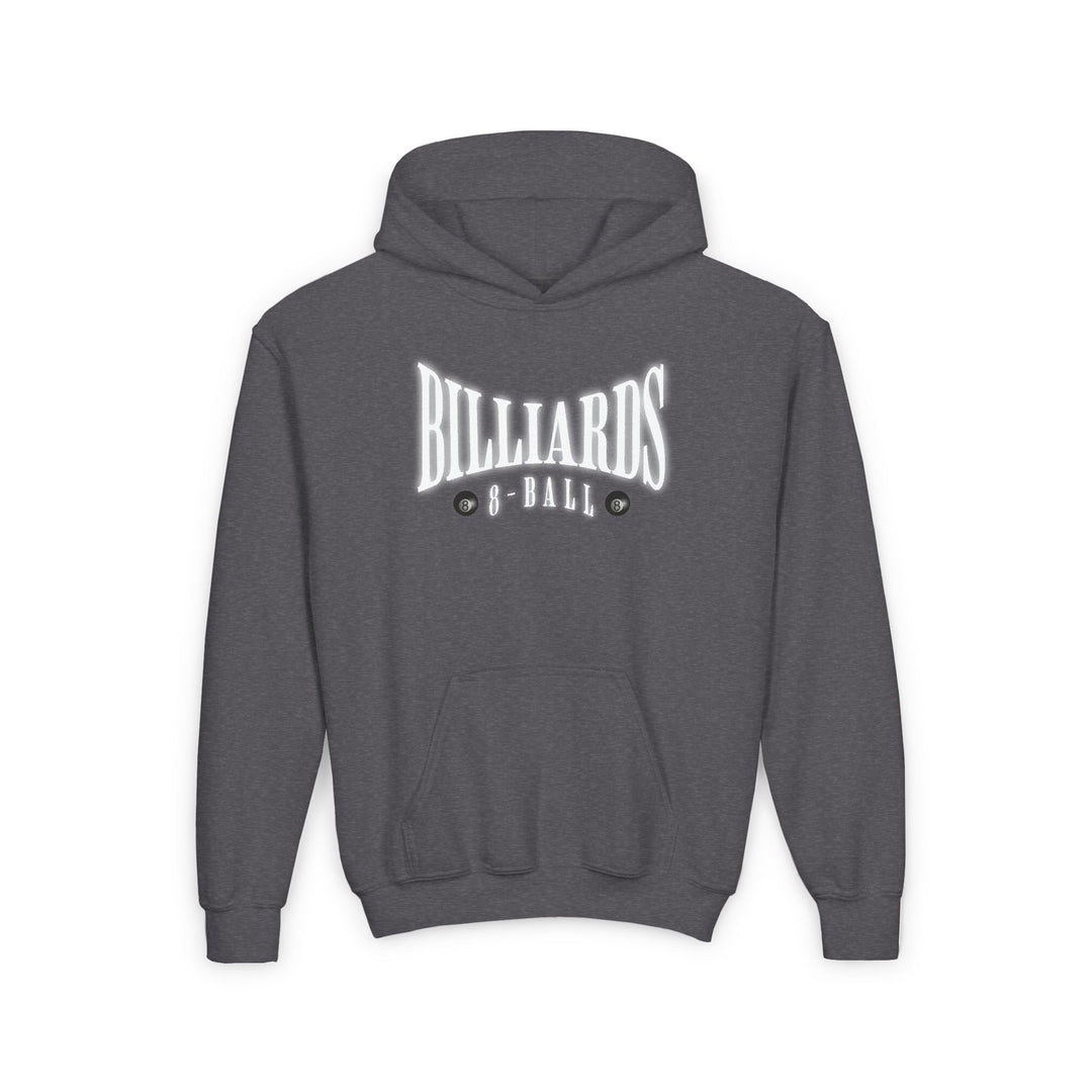 Billiards - 8 Ball - Unisex Youth Pullover Hoodie - BFLY BILLIARDS