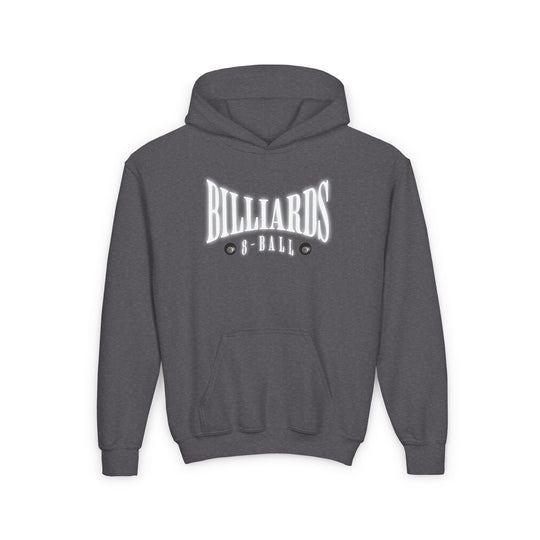 Billiards - 8 Ball - Unisex Youth Pullover Hoodie - BFLY BILLIARDS