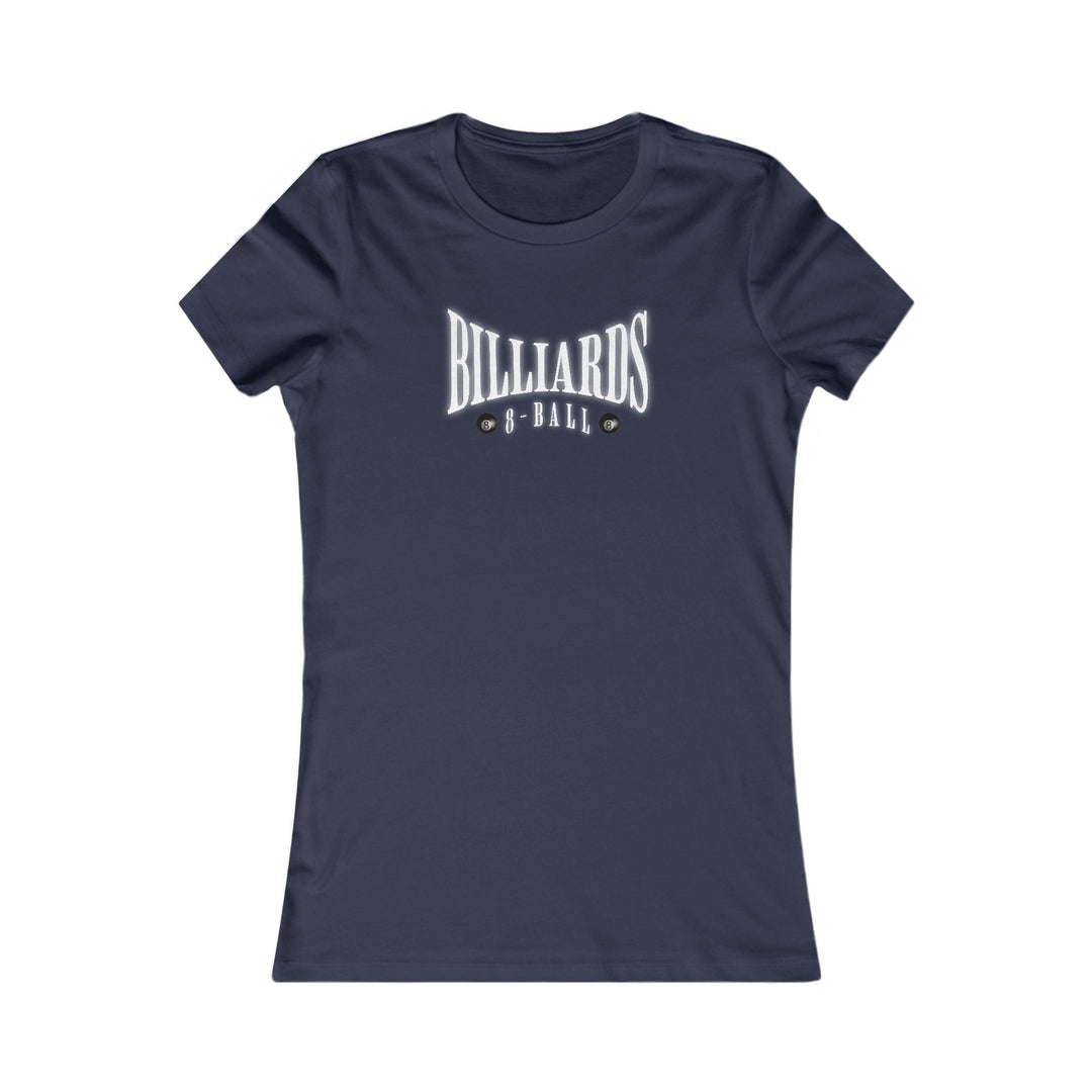 Billiards - 8 Ball - Women's Fitted Tee - BFLY BILLIARDS