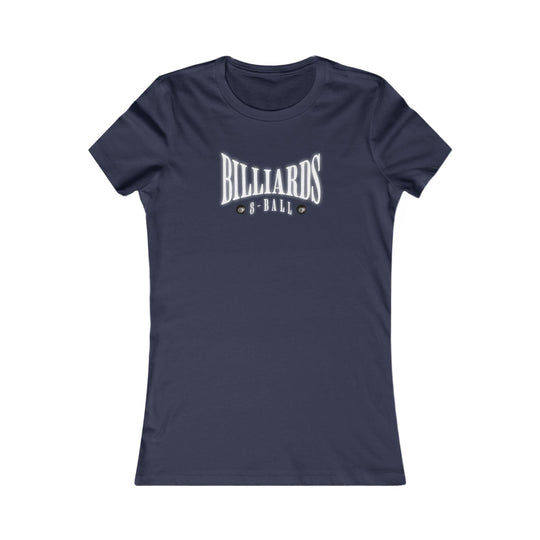 Billiards - 8 Ball - Women's Fitted Tee - BFLY BILLIARDS