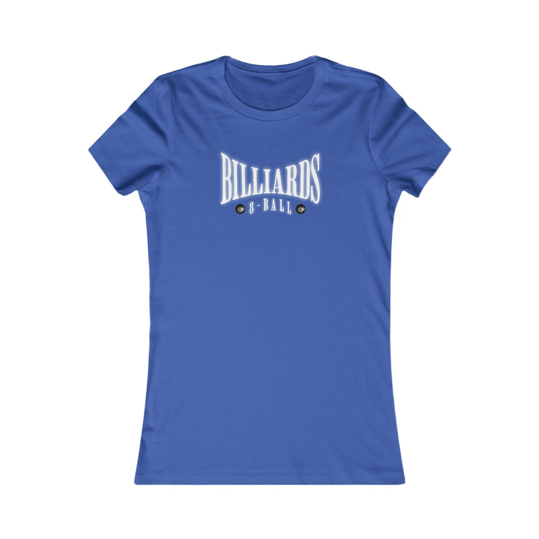 Billiards - 8 Ball - Women's Fitted Tee - BFLY BILLIARDS